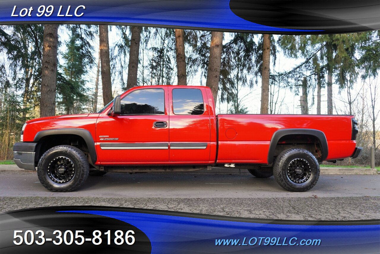 2003 Chevrolet Silverado 2500 HD 4X4 6.6L Duramax Extended Cab Heated Leather  LONG BED Premium Wheels Newer Tires FAST PUMP Exhaust - Photo 1 - Milwaukie, OR 97267