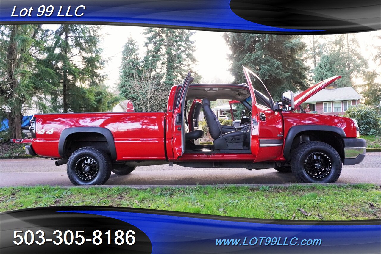 2003 Chevrolet Silverado 2500 HD 4X4 6.6L Duramax Extended Cab Heated Leather  LONG BED Premium Wheels Newer Tires FAST PUMP Exhaust - Photo 27 - Milwaukie, OR 97267