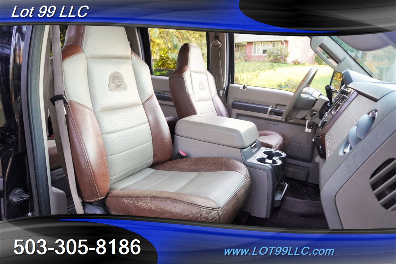 2010 Ford F-350 Cabelas 4X4 Power Stroke Diesel Heated Leather GPS Moon Roof Two Tone Leather Short Bed NEW TIRES - Photo 19 - Milwaukie, OR 97267