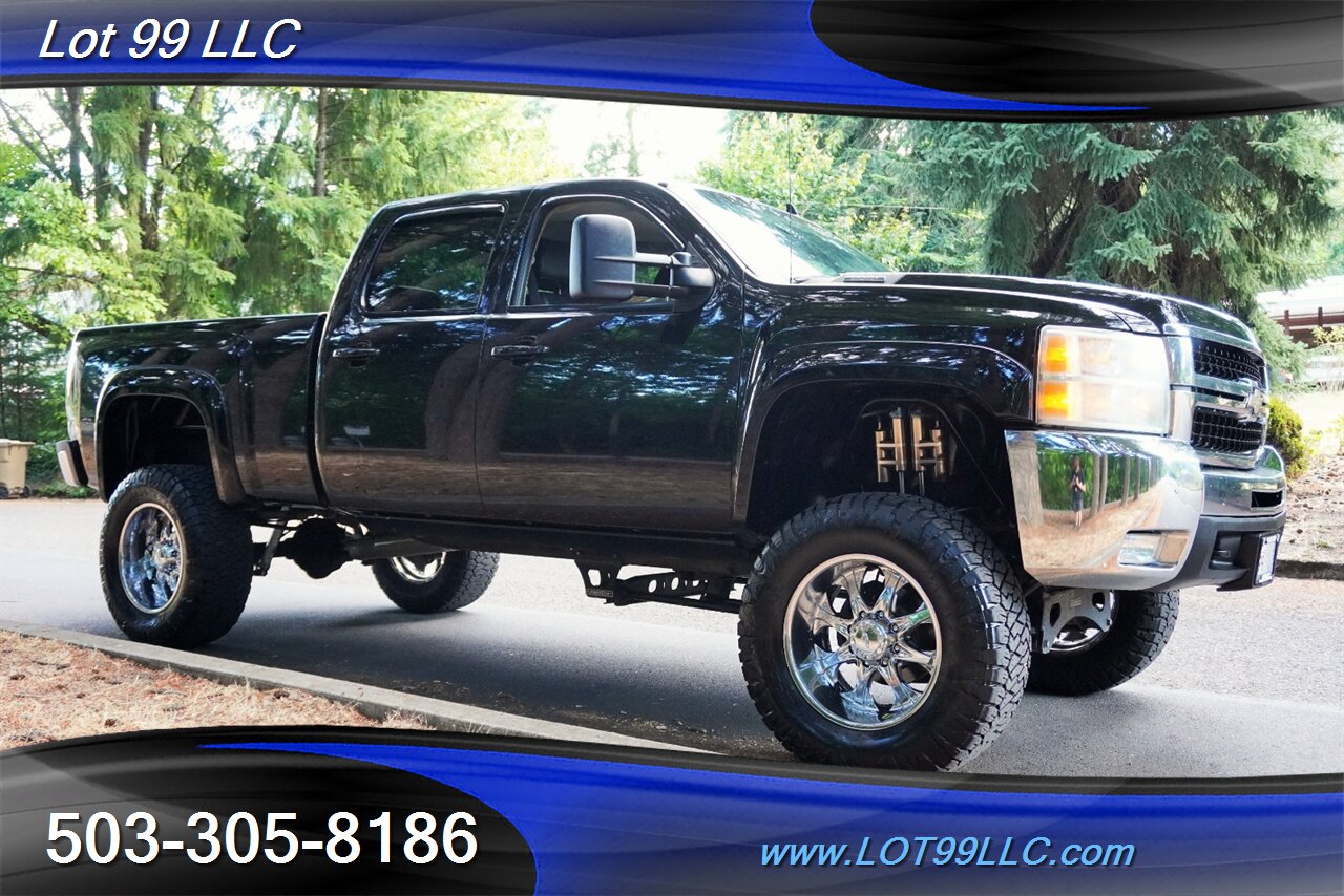 2007 Chevrolet Silverado 2500 LTZ 4X4 V8 6.0L Auto Heated Leather DVD AMP Boards  LIFTED Dual Shucks Chrome Wheels Like New Tires - Photo 8 - Milwaukie, OR 97267