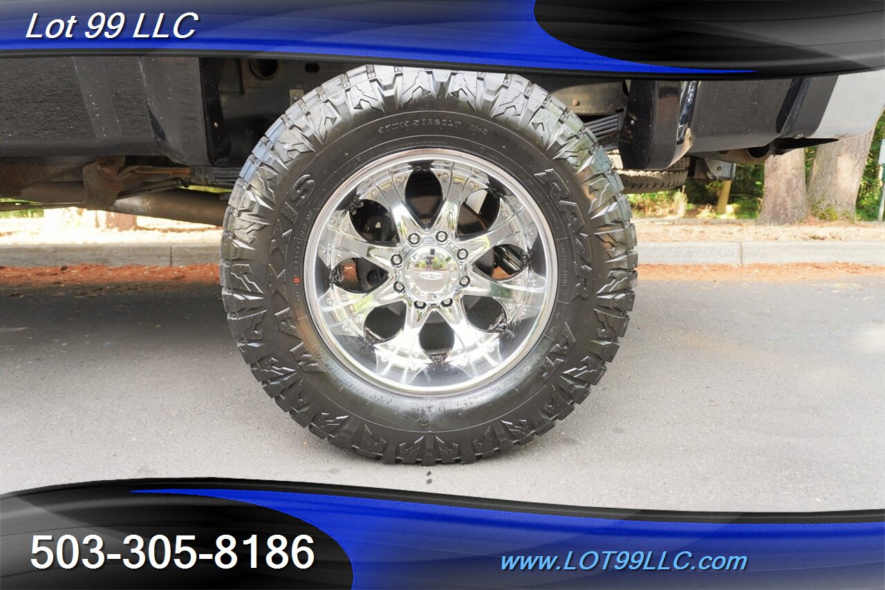 2007 Chevrolet Silverado 2500 LTZ 4X4 V8 6.0L Auto Heated Leather DVD AMP Boards  LIFTED Dual Shucks Chrome Wheels Like New Tires - Photo 37 - Milwaukie, OR 97267