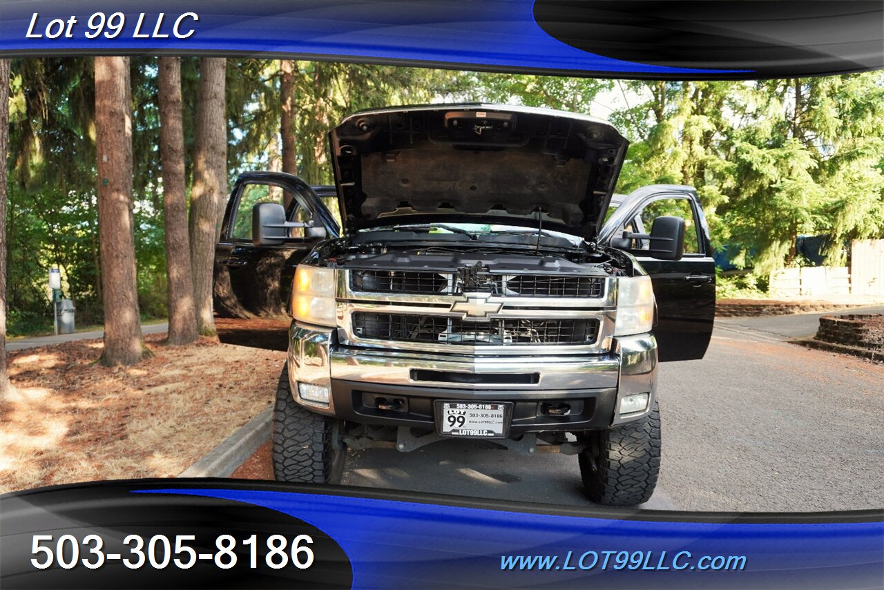 2007 Chevrolet Silverado 2500 LTZ 4X4 V8 6.0L Auto Heated Leather DVD AMP Boards  LIFTED Dual Shucks Chrome Wheels Like New Tires - Photo 31 - Milwaukie, OR 97267