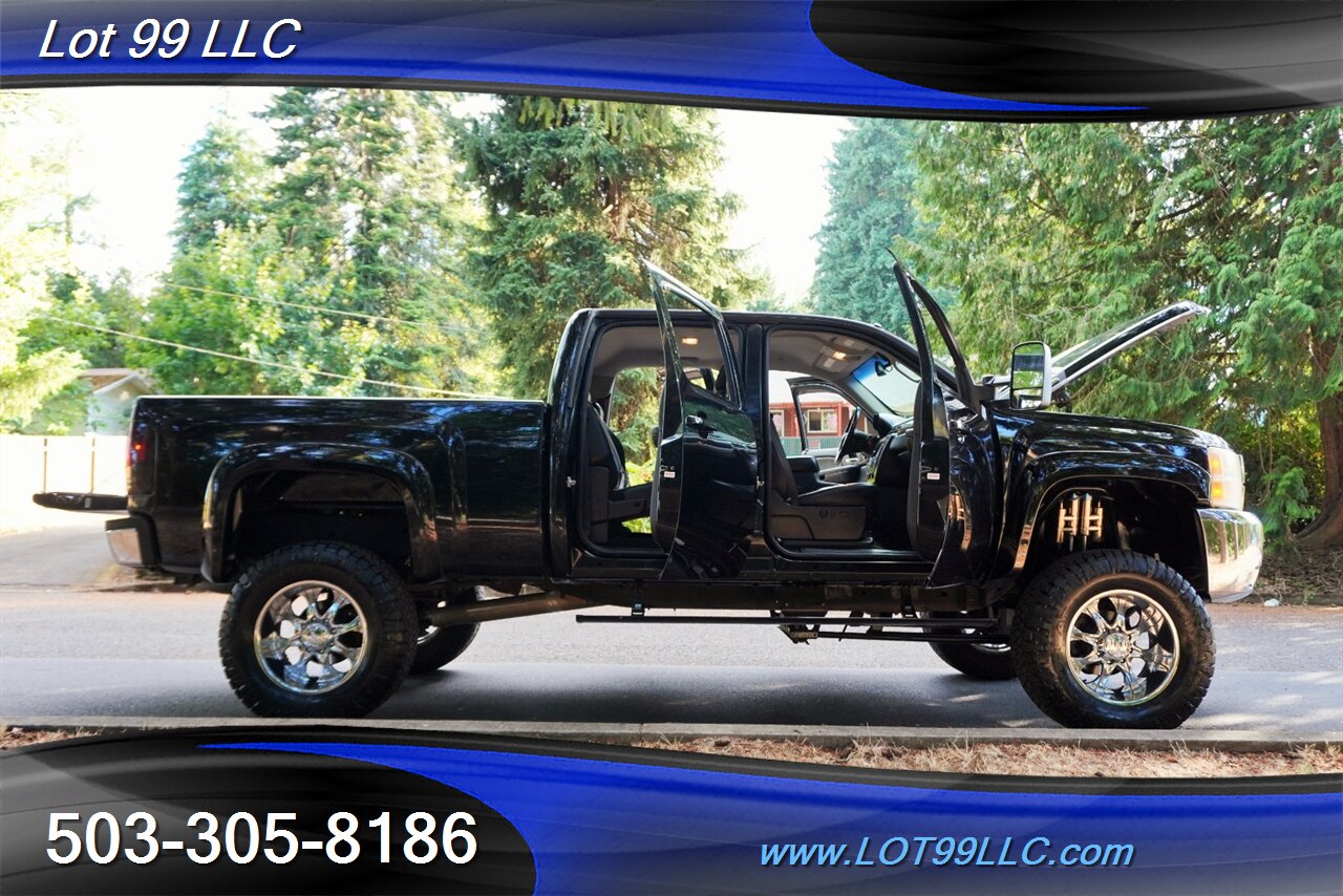 2007 Chevrolet Silverado 2500 LTZ 4X4 V8 6.0L Auto Heated Leather DVD AMP Boards  LIFTED Dual Shucks Chrome Wheels Like New Tires - Photo 32 - Milwaukie, OR 97267