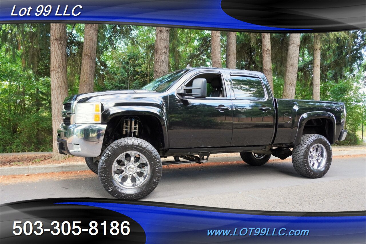 2007 Chevrolet Silverado 2500 LTZ 4X4 V8 6.0L Auto Heated Leather DVD AMP Boards  LIFTED Dual Shucks Chrome Wheels Like New Tires - Photo 5 - Milwaukie, OR 97267