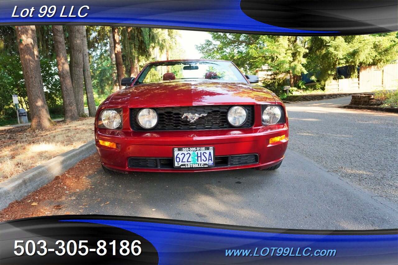 2007 Ford Mustang GT Deluxe V8 4.6L Automatic Red leather Seats Power Convertible Top Premium Wheels Super Clean Local Trade - Photo 6 - Milwaukie, OR 97267