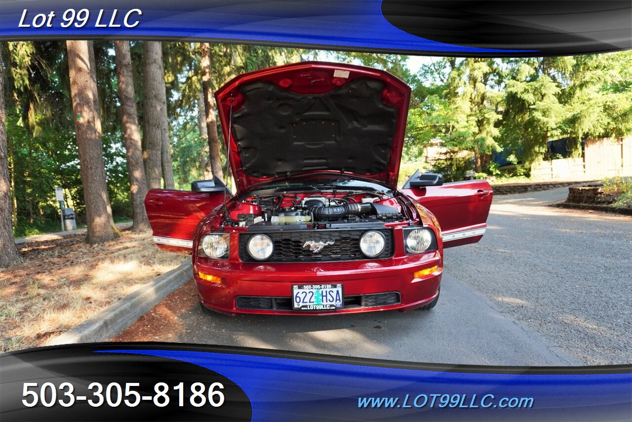 2007 Ford Mustang GT Deluxe V8 4.6L Automatic Red leather Seats Power Convertible Top Premium Wheels Super Clean Local Trade - Photo 26 - Milwaukie, OR 97267