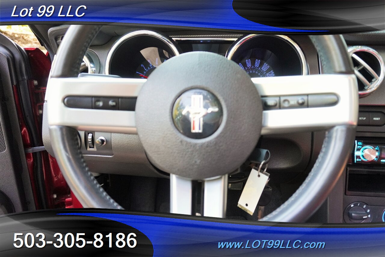 2007 Ford Mustang GT Deluxe V8 4.6L Automatic Red leather Seats Power Convertible Top Premium Wheels Super Clean Local Trade - Photo 24 - Milwaukie, OR 97267