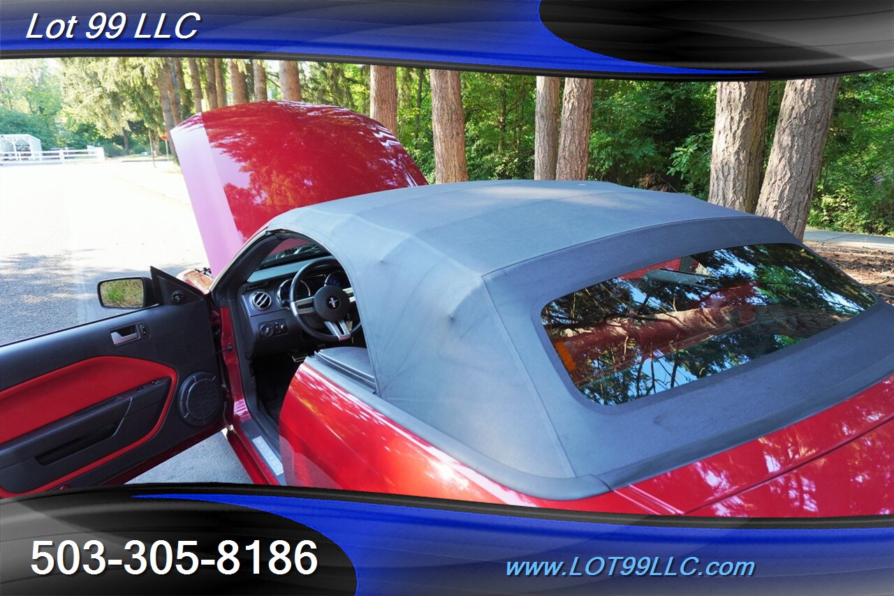 2007 Ford Mustang GT Deluxe V8 4.6L Automatic Red leather Seats Power Convertible Top Premium Wheels Super Clean Local Trade - Photo 32 - Milwaukie, OR 97267