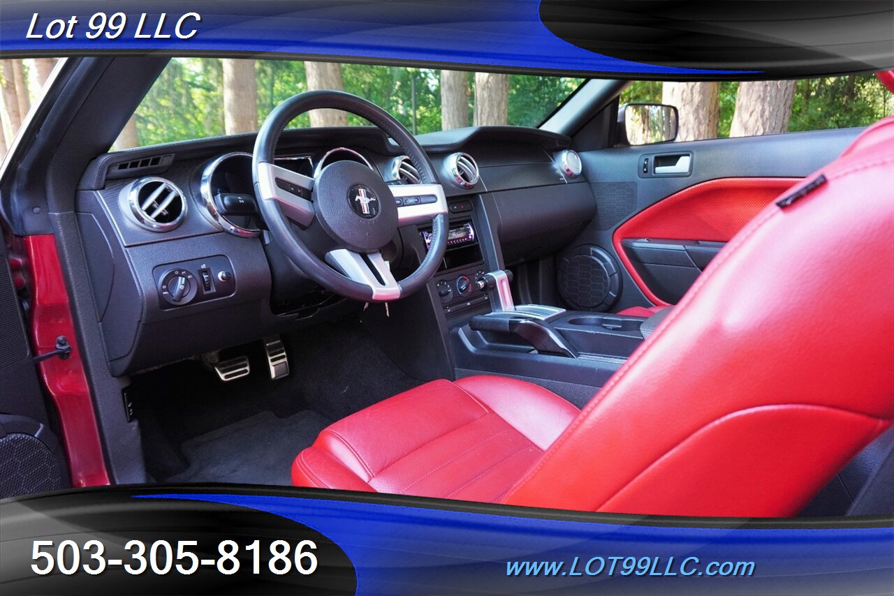 2007 Ford Mustang GT Deluxe V8 4.6L Automatic Red leather Seats Power Convertible Top Premium Wheels Super Clean Local Trade - Photo 13 - Milwaukie, OR 97267
