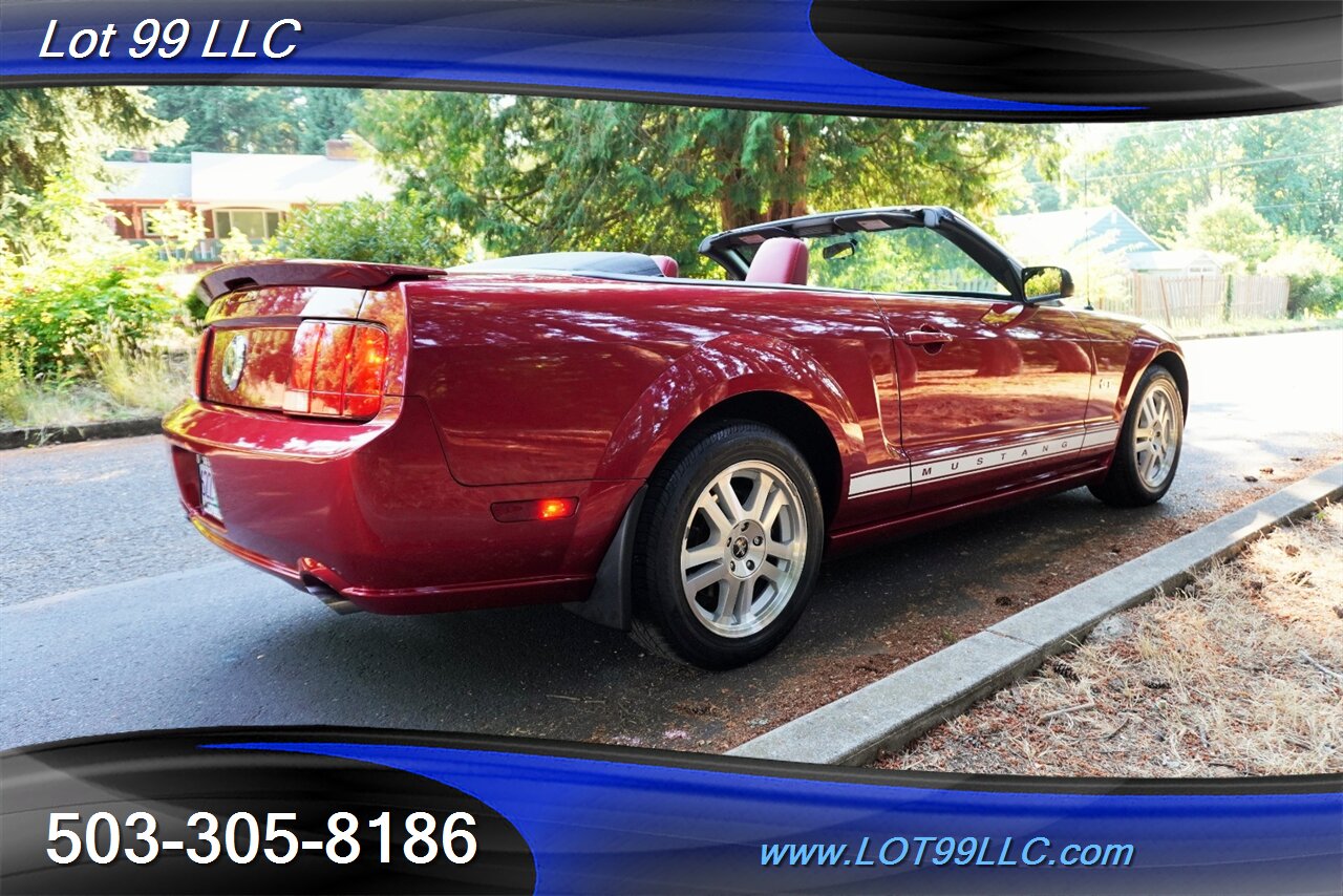 2007 Ford Mustang GT Deluxe V8 4.6L Automatic Red leather Seats Power Convertible Top Premium Wheels Super Clean Local Trade - Photo 9 - Milwaukie, OR 97267
