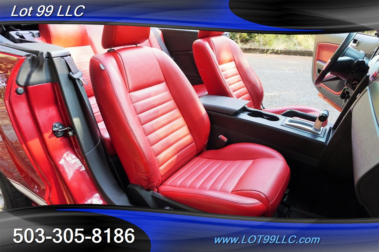 2007 Ford Mustang GT Deluxe V8 4.6L Automatic Red leather Seats Power Convertible Top Premium Wheels Super Clean Local Trade - Photo 18 - Milwaukie, OR 97267