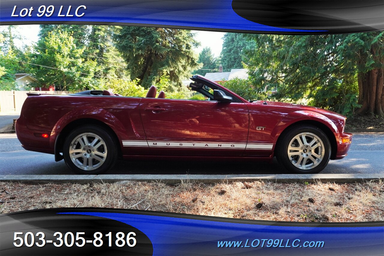 2007 Ford Mustang GT Deluxe V8 4.6L Automatic Red leather Seats Power Convertible Top Premium Wheels Super Clean Local Trade - Photo 8 - Milwaukie, OR 97267