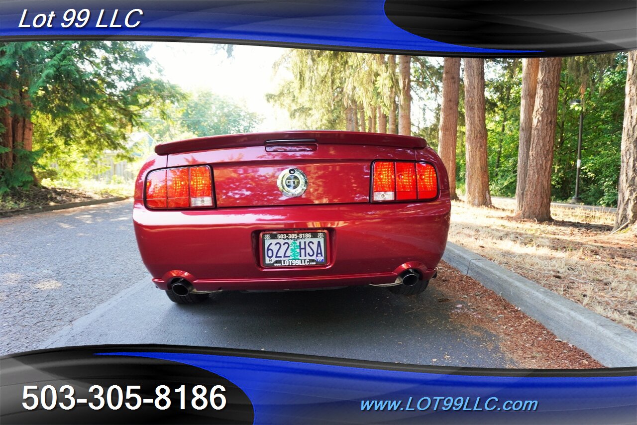 2007 Ford Mustang GT Deluxe V8 4.6L Automatic Red leather Seats Power Convertible Top Premium Wheels Super Clean Local Trade - Photo 10 - Milwaukie, OR 97267