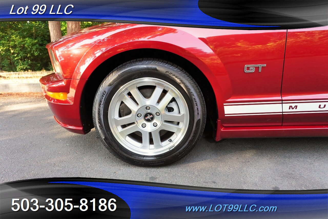 2007 Ford Mustang GT Deluxe V8 4.6L Automatic Red leather Seats Power Convertible Top Premium Wheels Super Clean Local Trade - Photo 36 - Milwaukie, OR 97267