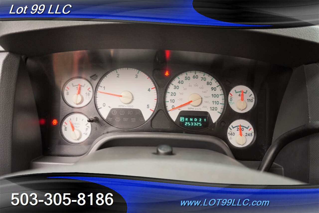 2006 Dodge Ram 2500 SLT 4X4 5.9L Cummins Long Bed 2 OWNERS NEW TIRES - Photo 23 - Milwaukie, OR 97267