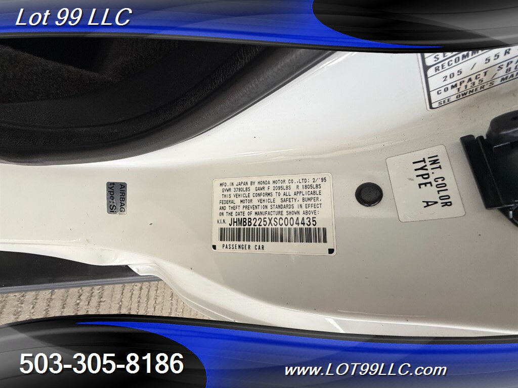 1995 Honda Prelude Si 137k Auto 2.2-liter VTEC H22 160Hp NEW TIRES Super Clean Like New Interior - Photo 45 - Milwaukie, OR 97267