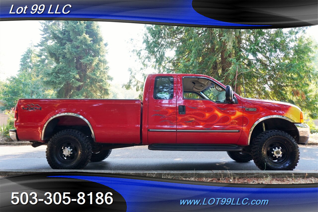 2000 Ford F-350 Lariat 4X4 V10 6.8L Auto Leather Seats LIFTED New  Tires LONG BED Custom Paint - Photo 8 - Milwaukie, OR 97267