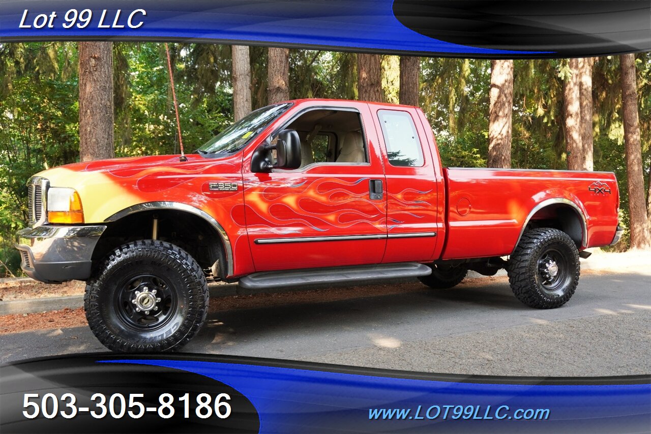 2000 Ford F-350 Lariat 4X4 V10 6.8L Auto Leather Seats LIFTED New  Tires LONG BED Custom Paint - Photo 5 - Milwaukie, OR 97267
