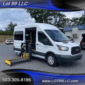 2017 Ford Transit 350 136k ** WHEELCHAIR VAN ** HIGH Roof  SIDE RAMP 8 Passenger BraughAbility Full-Size