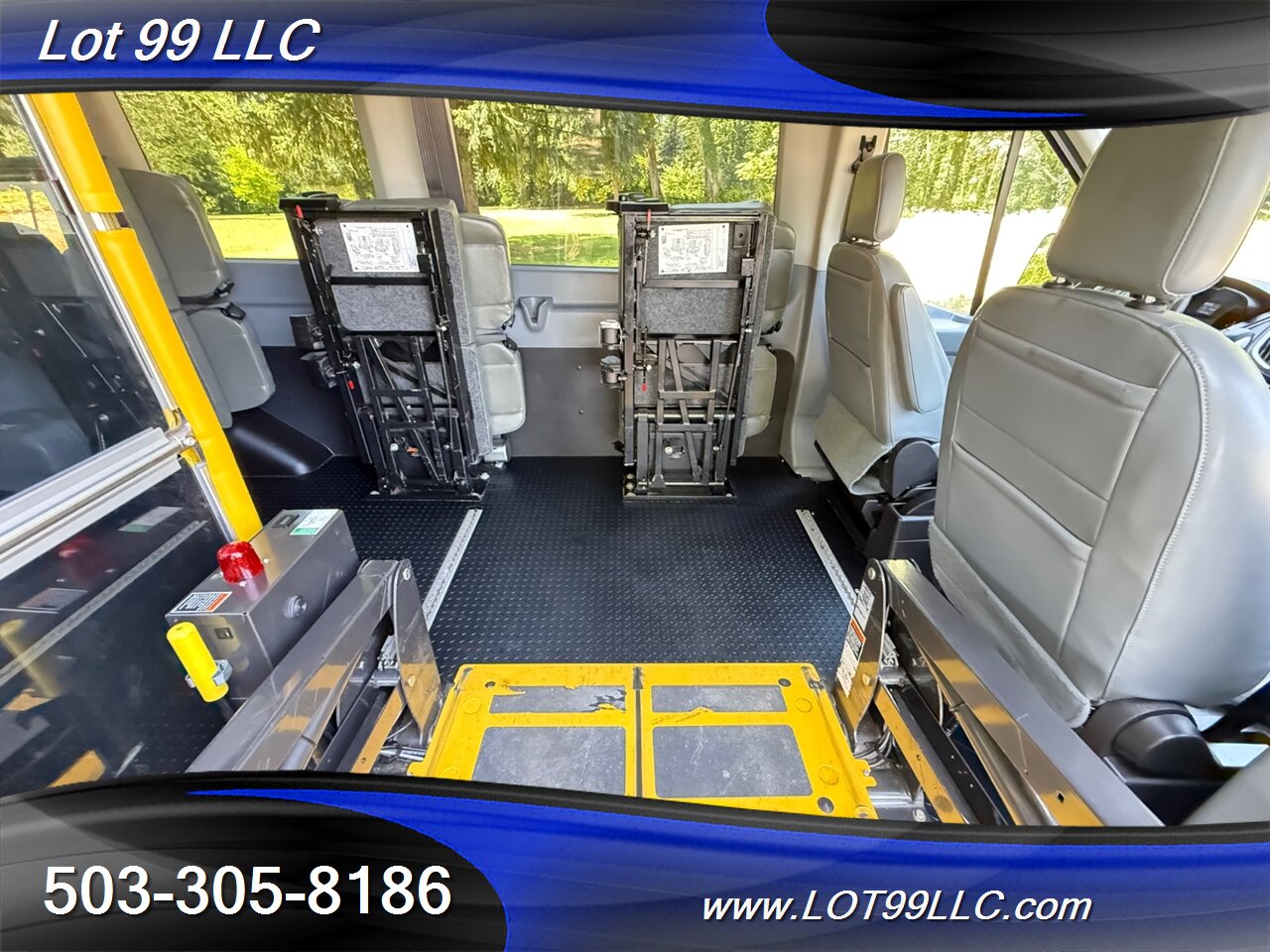 2017 Ford Transit 350 136k ** WHEELCHAIR VAN ** HIGH Roof SIDE RAMP 8 Passenger BraughAbility - Photo 57 - Milwaukie, OR 97267