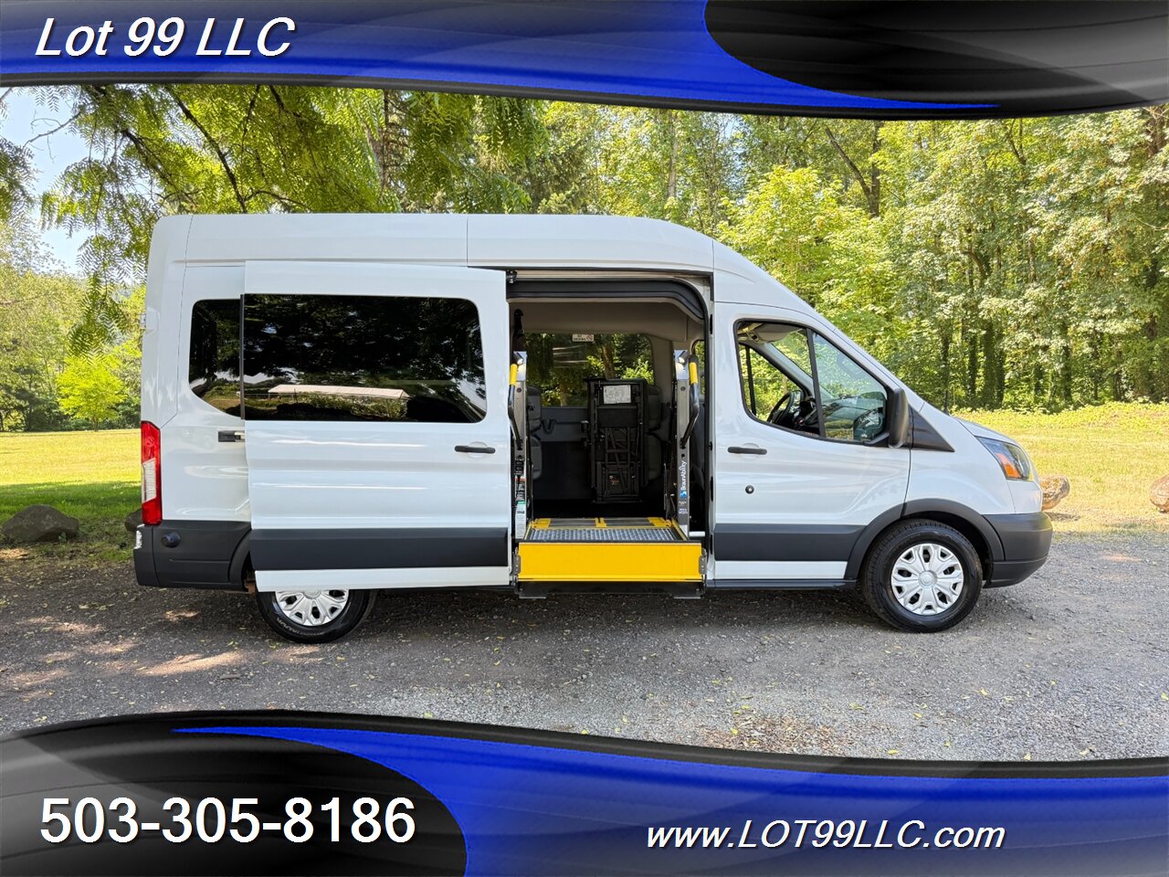 2017 Ford Transit 350 136k ** WHEELCHAIR VAN ** HIGH Roof SIDE RAMP 8 Passenger BraughAbility - Photo 27 - Milwaukie, OR 97267
