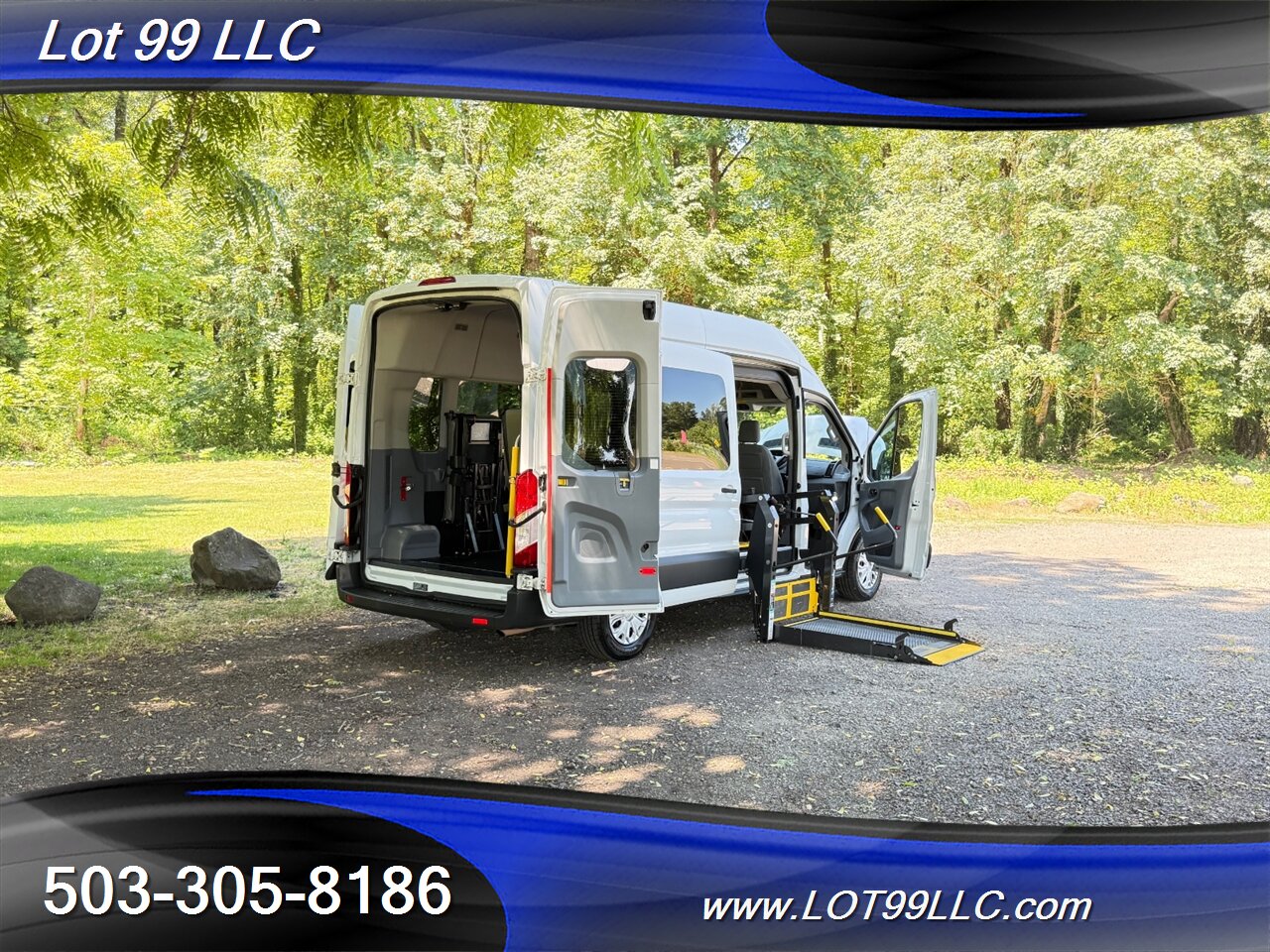 2017 Ford Transit 350 136k ** WHEELCHAIR VAN ** HIGH Roof SIDE RAMP 8 Passenger BraughAbility - Photo 37 - Milwaukie, OR 97267