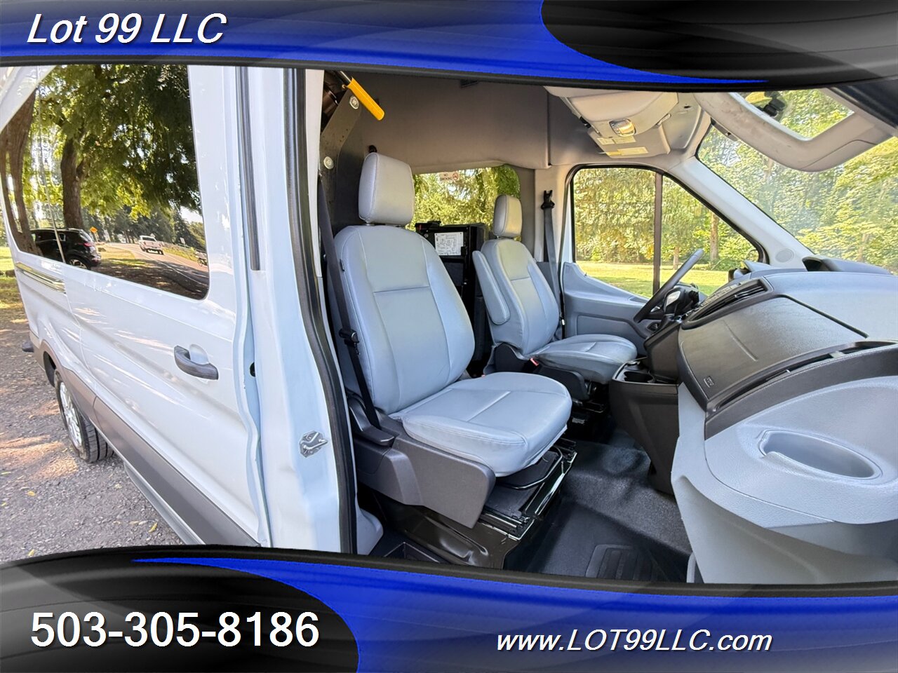 2017 Ford Transit 350 136k ** WHEELCHAIR VAN ** HIGH Roof SIDE RAMP 8 Passenger BraughAbility - Photo 23 - Milwaukie, OR 97267