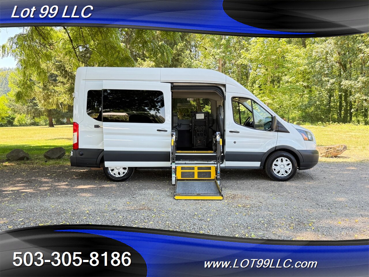 2017 Ford Transit 350 136k ** WHEELCHAIR VAN ** HIGH Roof SIDE RAMP 8 Passenger BraughAbility - Photo 28 - Milwaukie, OR 97267