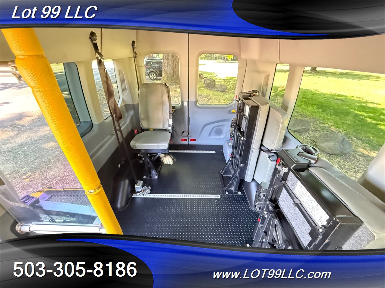 2017 Ford Transit 350 136k ** WHEELCHAIR VAN ** HIGH Roof SIDE RAMP 8 Passenger BraughAbility - Photo 59 - Milwaukie, OR 97267