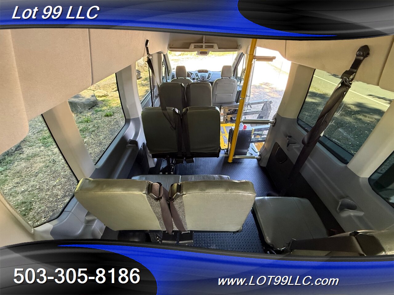 2017 Ford Transit 350 136k ** WHEELCHAIR VAN ** HIGH Roof SIDE RAMP 8 Passenger BraughAbility - Photo 64 - Milwaukie, OR 97267