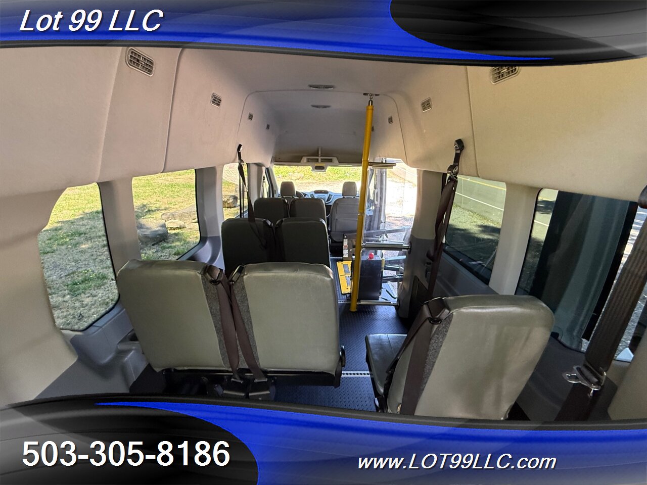 2017 Ford Transit 350 136k ** WHEELCHAIR VAN ** HIGH Roof SIDE RAMP 8 Passenger BraughAbility - Photo 7 - Milwaukie, OR 97267
