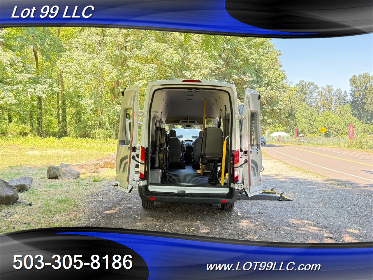 2017 Ford Transit 350 136k ** WHEELCHAIR VAN ** HIGH Roof SIDE RAMP 8 Passenger BraughAbility - Photo 38 - Milwaukie, OR 97267