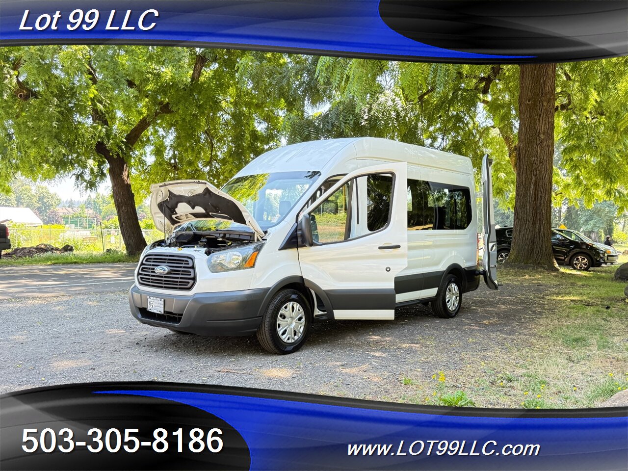 2017 Ford Transit 350 136k ** WHEELCHAIR VAN ** HIGH Roof SIDE RAMP 8 Passenger BraughAbility - Photo 34 - Milwaukie, OR 97267