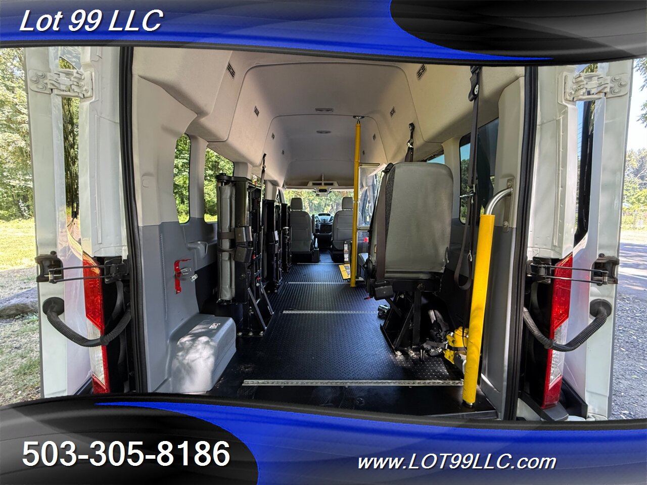 2017 Ford Transit 350 136k ** WHEELCHAIR VAN ** HIGH Roof SIDE RAMP 8 Passenger BraughAbility - Photo 62 - Milwaukie, OR 97267