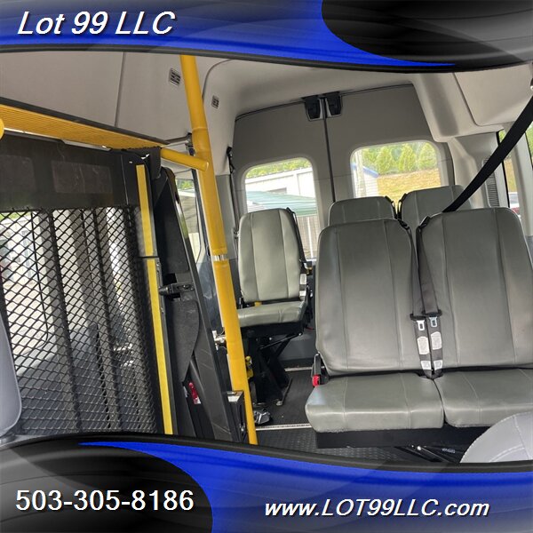 2017 Ford Transit 350 136k ** WHEELCHAIR VAN ** HIGH Roof SIDE RAMP 8 Passenger BraughAbility - Photo 2 - Milwaukie, OR 97267