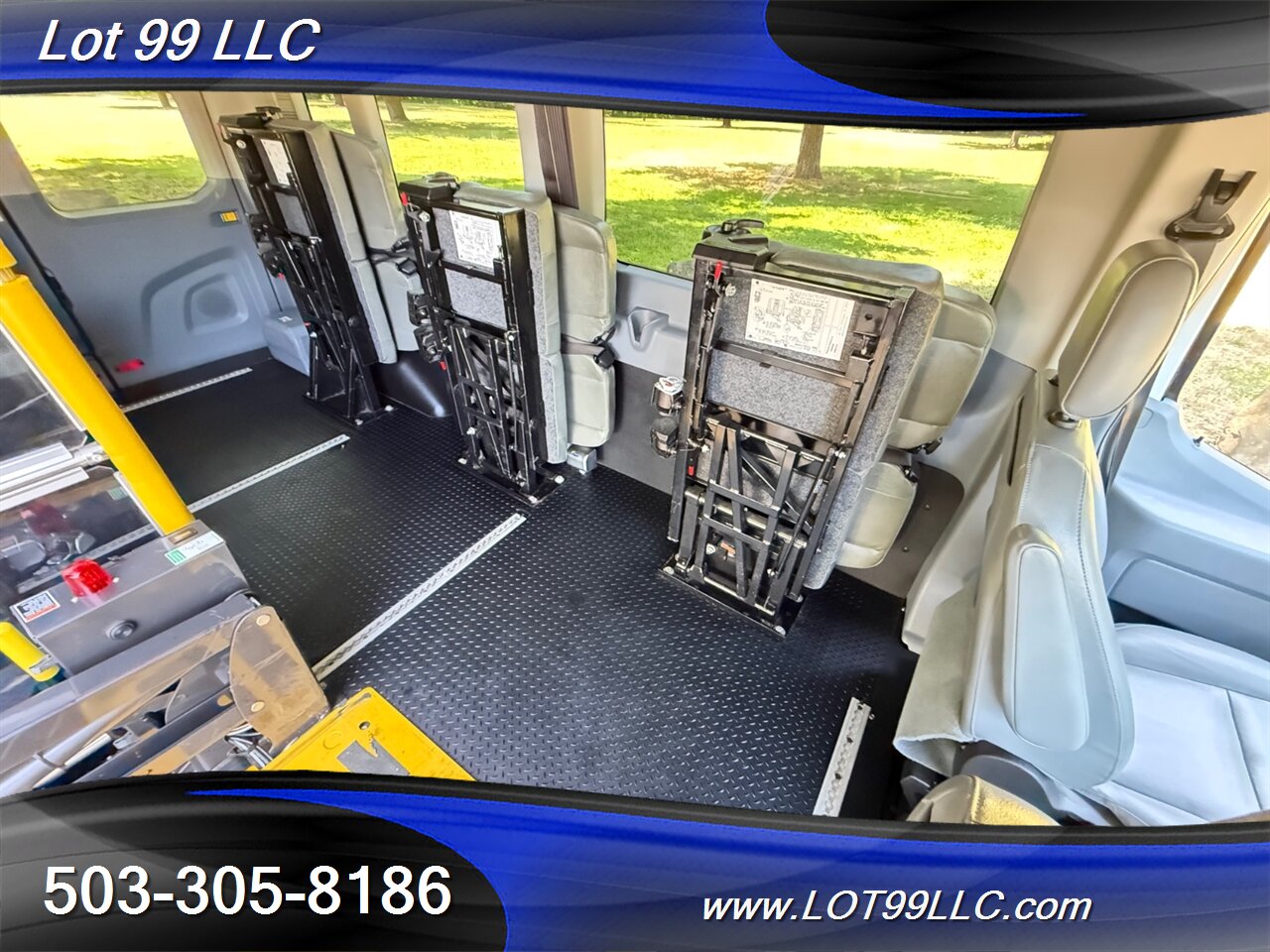 2017 Ford Transit 350 136k ** WHEELCHAIR VAN ** HIGH Roof SIDE RAMP 8 Passenger BraughAbility - Photo 6 - Milwaukie, OR 97267