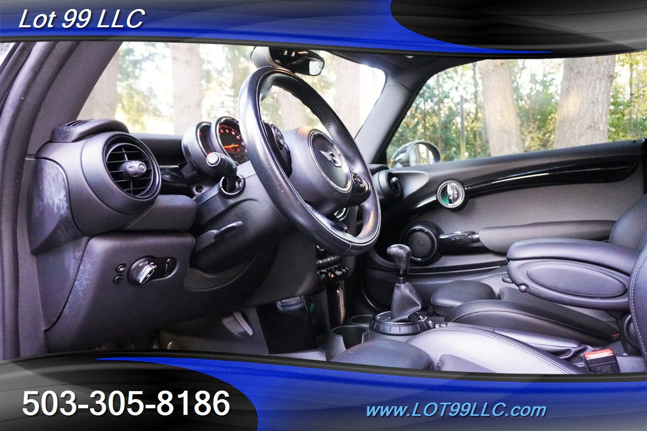2016 MINI Cooper S HatchBack 2DR 2.0L Turbo 6 Speed Manual Leather Seats Premium Wheels Newer Tires 33 MPG - Photo 2 - Milwaukie, OR 97267