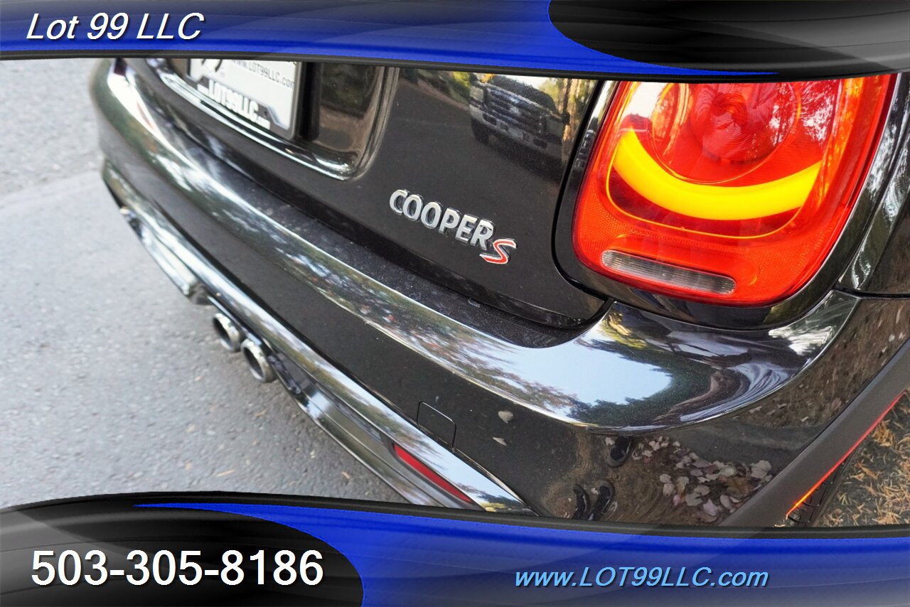 2016 MINI Cooper S HatchBack 2DR 2.0L Turbo 6 Speed Manual Leather Seats Premium Wheels Newer Tires 33 MPG - Photo 30 - Milwaukie, OR 97267