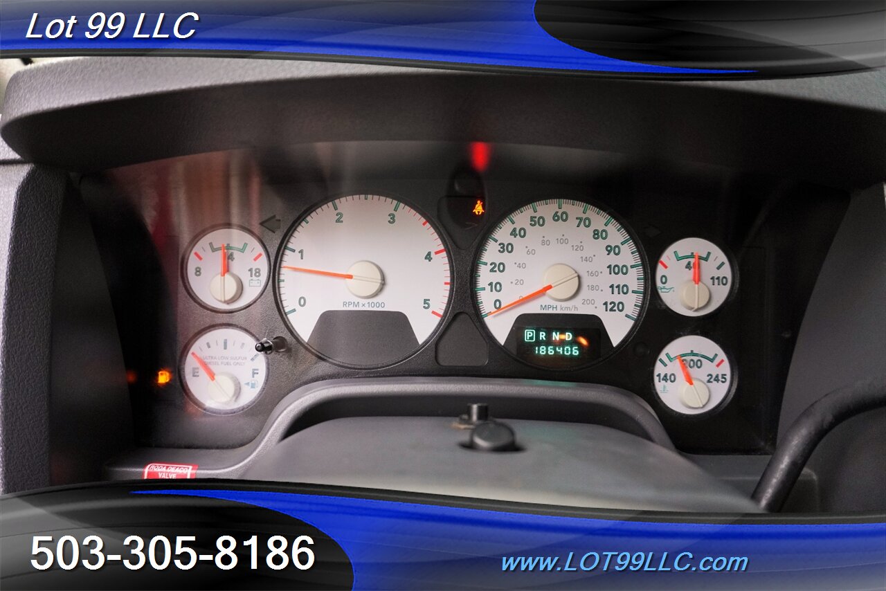 2008 Dodge Ram 3500 MEGA CAB Laramie 4X4 6.7L Cummins Diesel Leather  Moon Roof LIFTED Fuel Wheels Newer OFF ROAD TIRES - Photo 23 - Milwaukie, OR 97267