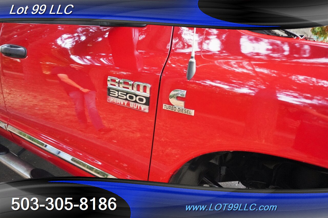2008 Dodge Ram 3500 MEGA CAB Laramie 4X4 6.7L Cummins Diesel Leather  Moon Roof LIFTED Fuel Wheels Newer OFF ROAD TIRES - Photo 41 - Milwaukie, OR 97267