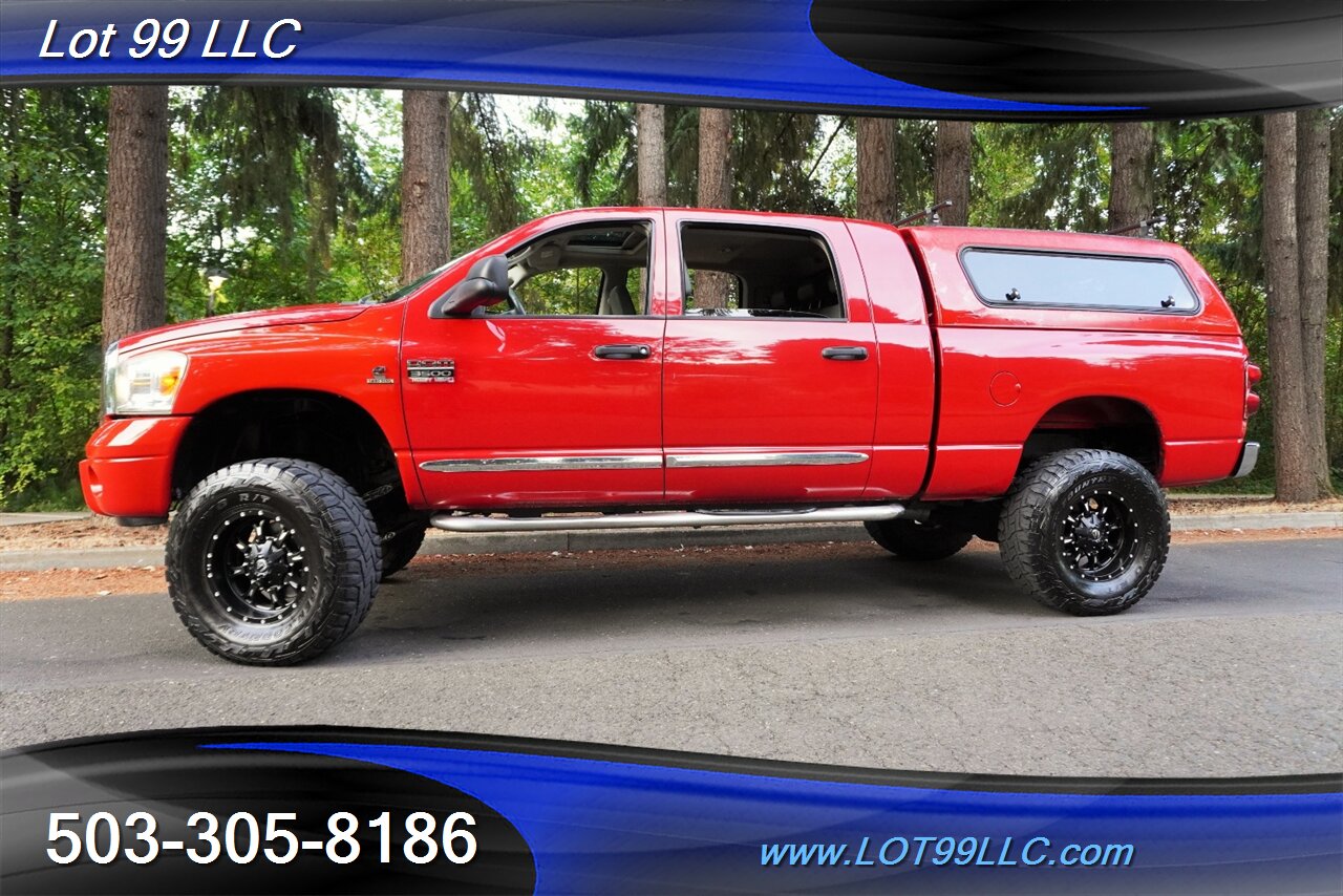 2008 Dodge Ram 3500 MEGA CAB Laramie 4X4 6.7L Cummins Diesel Leather  Moon Roof LIFTED Fuel Wheels Newer OFF ROAD TIRES - Photo 5 - Milwaukie, OR 97267