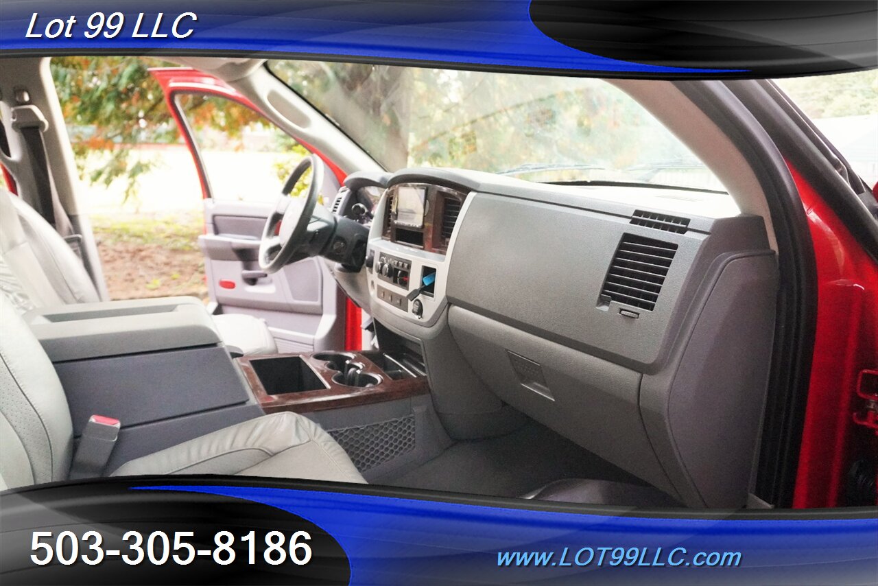 2008 Dodge Ram 3500 MEGA CAB Laramie 4X4 6.7L Cummins Diesel Leather  Moon Roof LIFTED Fuel Wheels Newer OFF ROAD TIRES - Photo 18 - Milwaukie, OR 97267