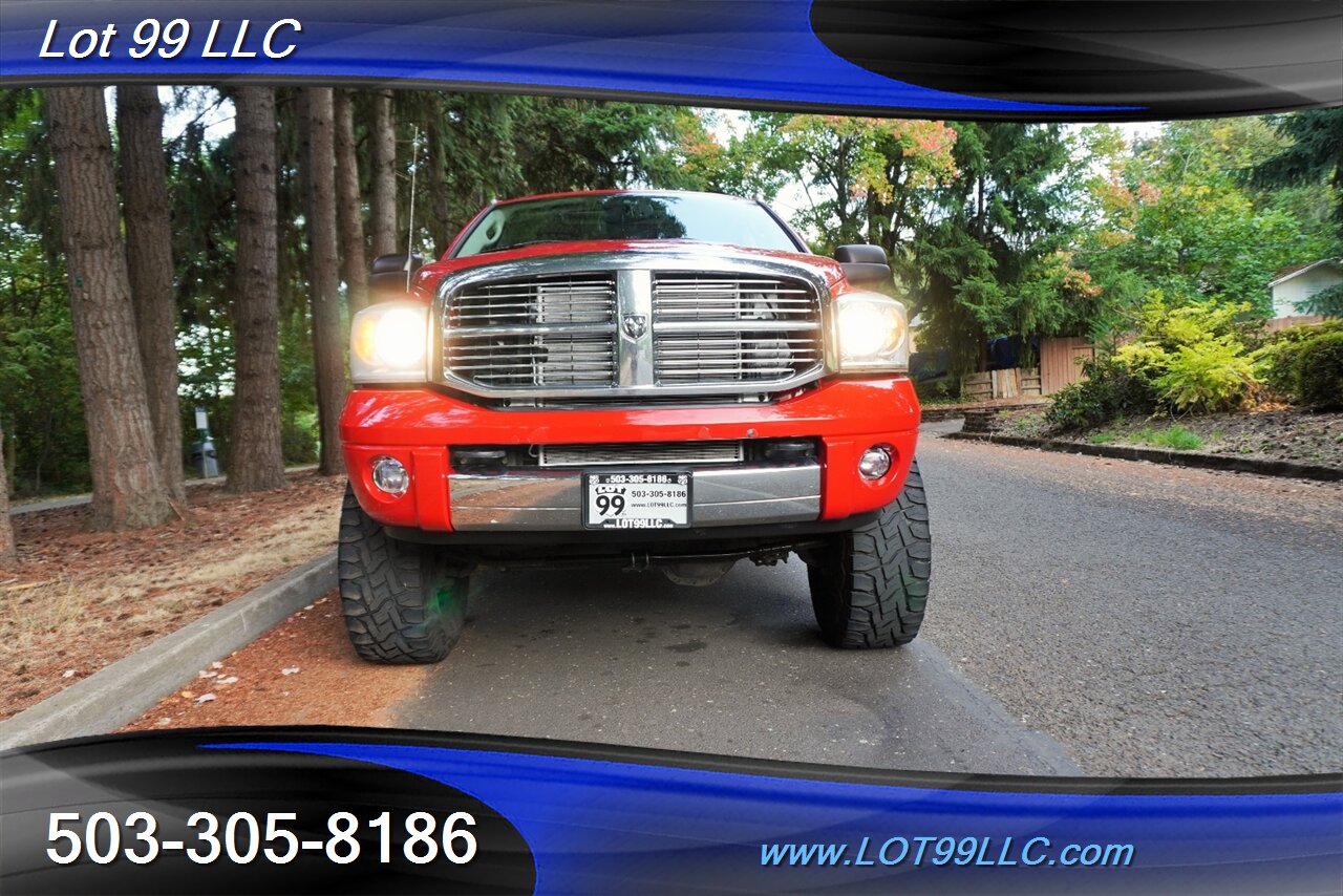 2008 Dodge Ram 3500 MEGA CAB Laramie 4X4 6.7L Cummins Diesel Leather  Moon Roof LIFTED Fuel Wheels Newer OFF ROAD TIRES - Photo 6 - Milwaukie, OR 97267