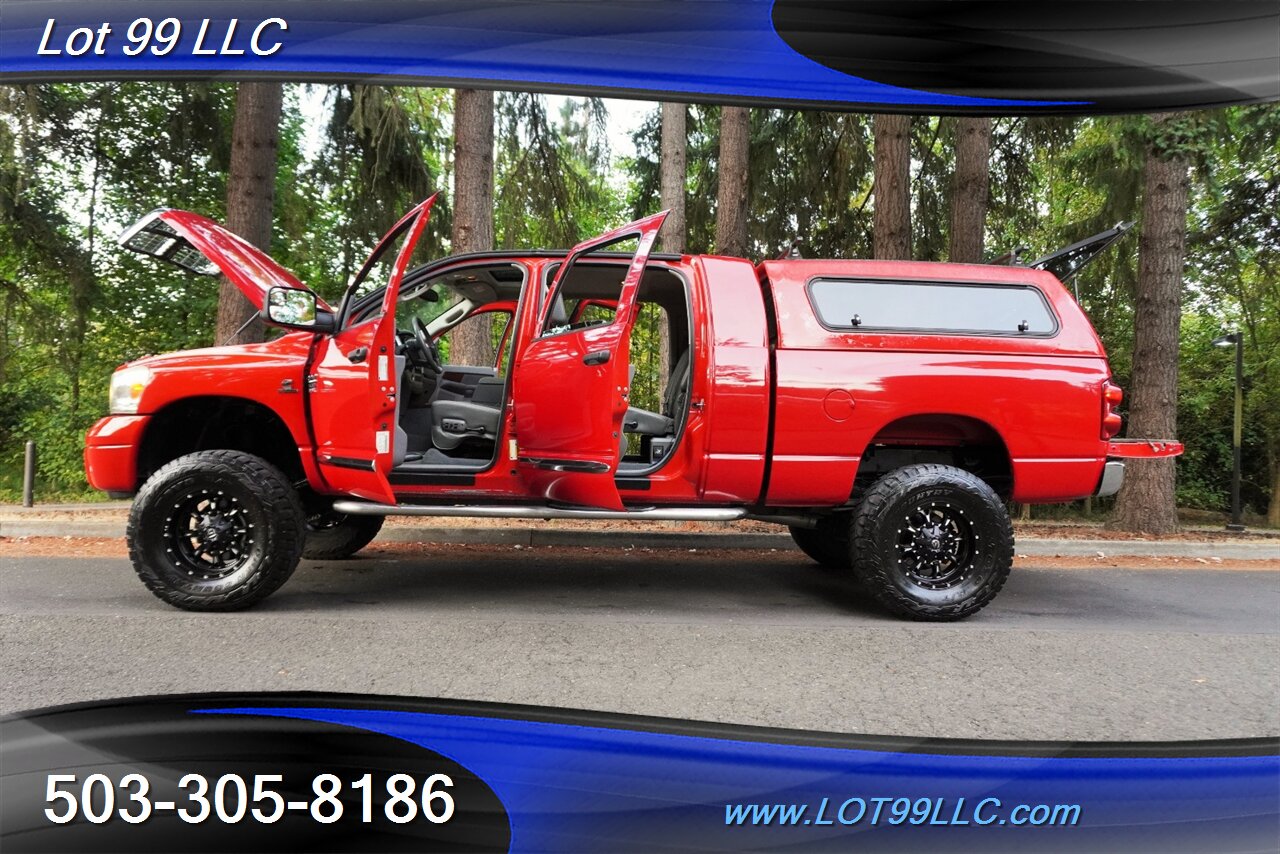 2008 Dodge Ram 3500 MEGA CAB Laramie 4X4 6.7L Cummins Diesel Leather  Moon Roof LIFTED Fuel Wheels Newer OFF ROAD TIRES - Photo 32 - Milwaukie, OR 97267