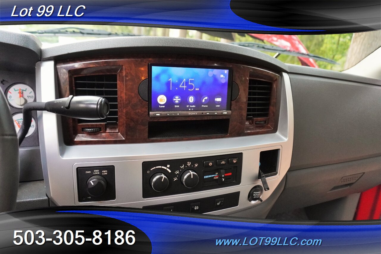 2008 Dodge Ram 3500 MEGA CAB Laramie 4X4 6.7L Cummins Diesel Leather  Moon Roof LIFTED Fuel Wheels Newer OFF ROAD TIRES - Photo 25 - Milwaukie, OR 97267