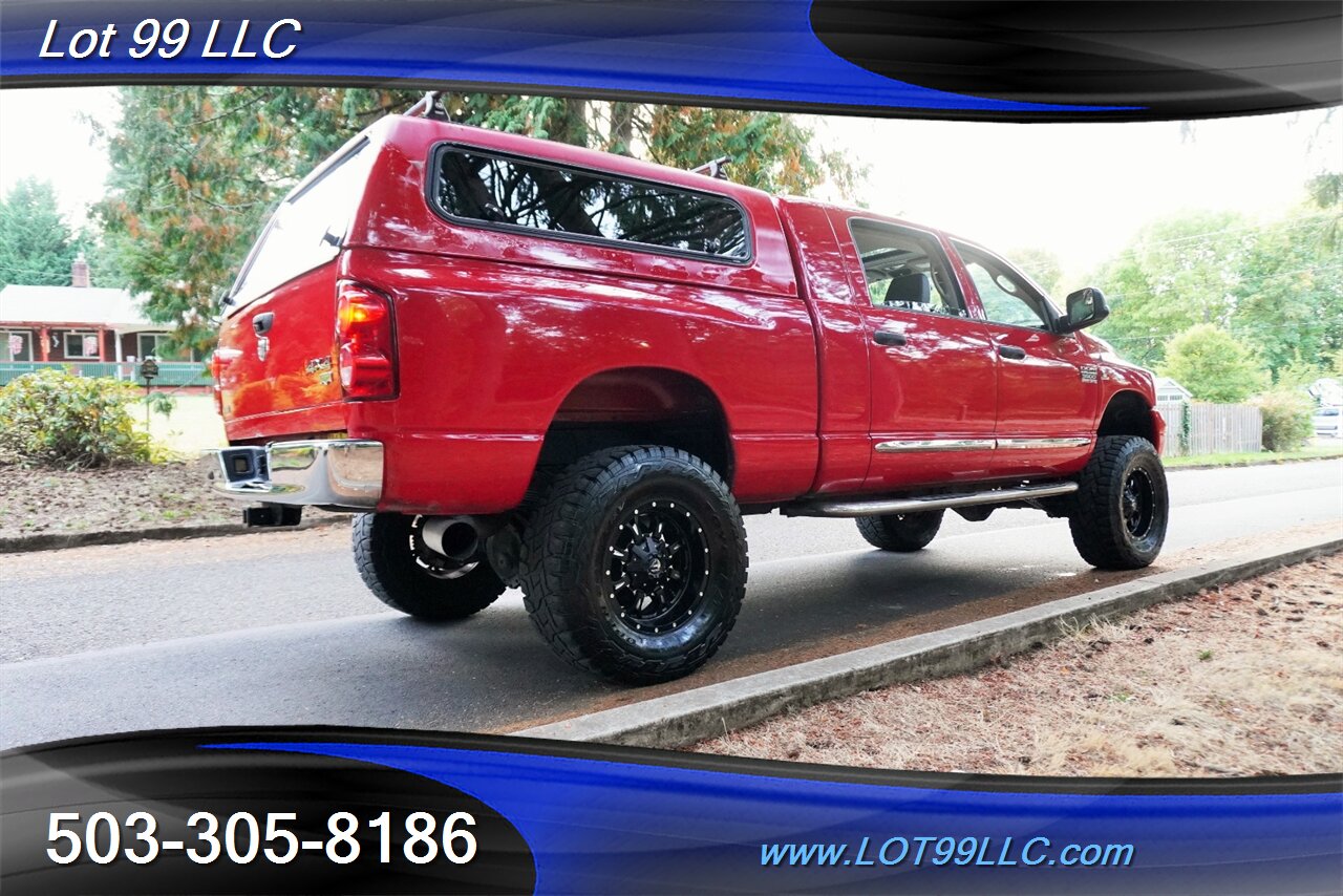 2008 Dodge Ram 3500 MEGA CAB Laramie 4X4 6.7L Cummins Diesel Leather  Moon Roof LIFTED Fuel Wheels Newer OFF ROAD TIRES - Photo 9 - Milwaukie, OR 97267