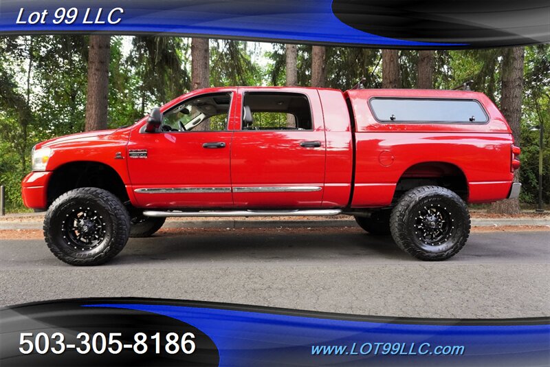 2008 Dodge Ram 3500 MEGA CAB Laramie 4X4 6.7L Cummins Diesel Leather  Moon Roof LIFTED Fuel Wheels Newer OFF ROAD TIRES