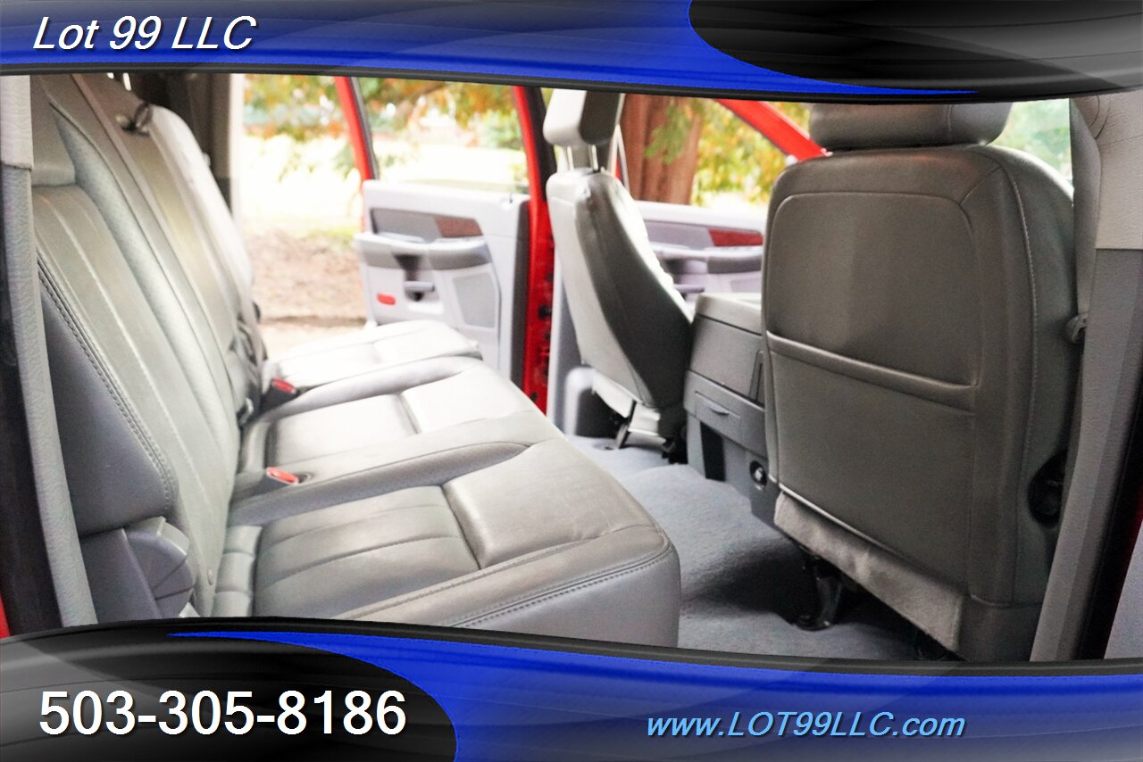 2008 Dodge Ram 3500 MEGA CAB Laramie 4X4 6.7L Cummins Diesel Leather  Moon Roof LIFTED Fuel Wheels Newer OFF ROAD TIRES - Photo 17 - Milwaukie, OR 97267