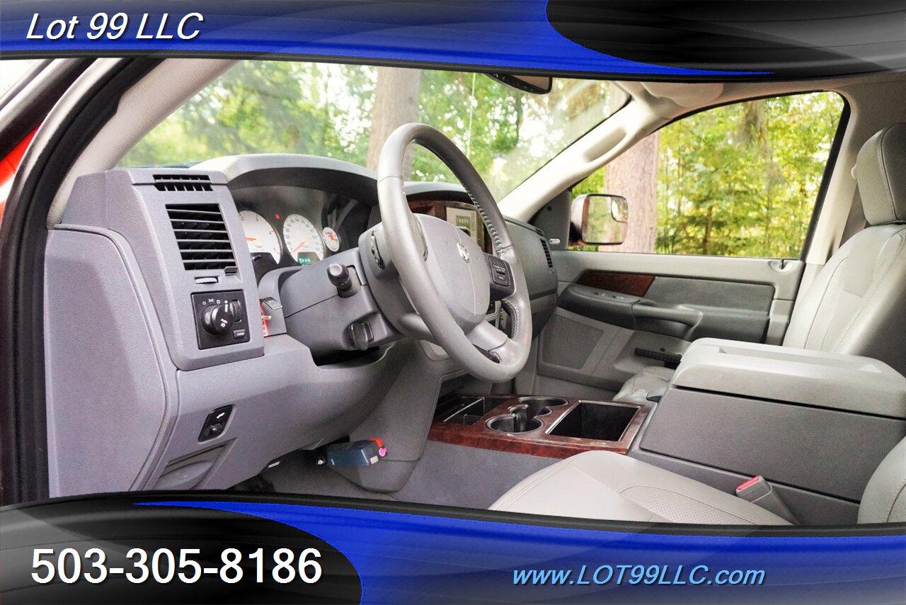 2008 Dodge Ram 3500 MEGA CAB Laramie 4X4 6.7L Cummins Diesel Leather  Moon Roof LIFTED Fuel Wheels Newer OFF ROAD TIRES - Photo 13 - Milwaukie, OR 97267