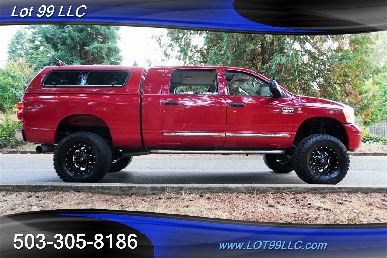 2008 Dodge Ram 3500 MEGA CAB Laramie 4X4 6.7L Cummins Diesel Leather  Moon Roof LIFTED Fuel Wheels Newer OFF ROAD TIRES - Photo 8 - Milwaukie, OR 97267